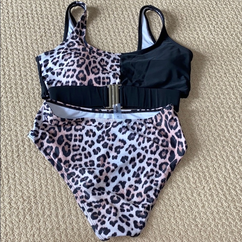 Cheetah print bikini top